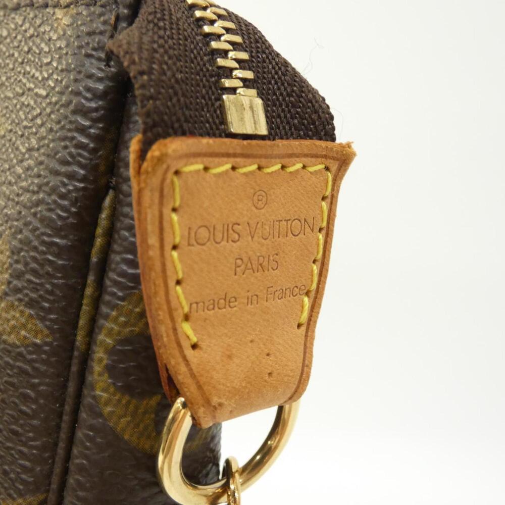 LOUIS VUITTON Authentic Brown Monogram Pochette Pouch - Picture 4 of 7